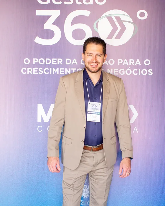 Felipe Silveira no evento Gestão 360°